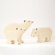 Handmade Wooden Polar bear