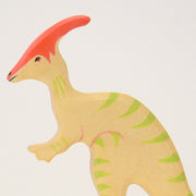 Handmade Wooden Parasaurolophus