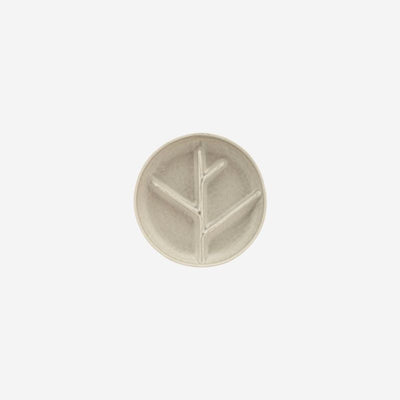 HOUSE DOCTOR - small branch plate - light grey