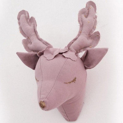 Beautiful indian pink deer trophy that will perfectly decorate your baby's room. 
