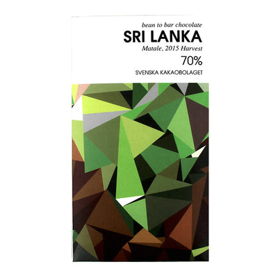 Artisanal dark chocolate - Sri Lanka 70%