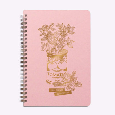 LES EDITIONS DU PAON - recipe notebook handmade in France - pink jolie conserve