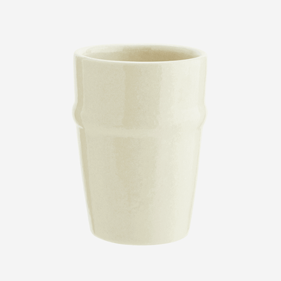 MADAM STOLTZ - stoneware mug off white - original and elegant tableware