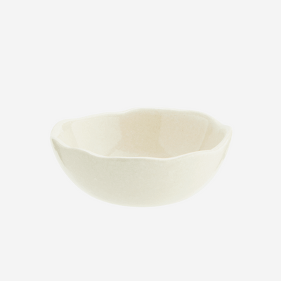 MADAM STOLTZ - stoneware smal bowl - off-white