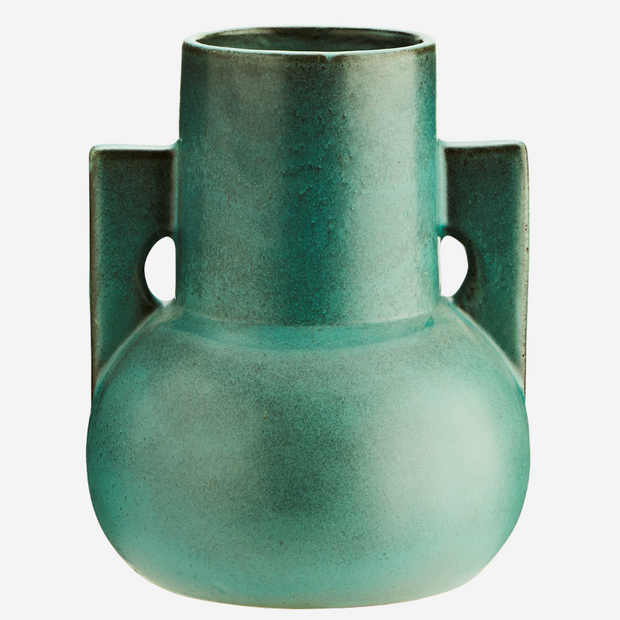Large terracotta vase - Green