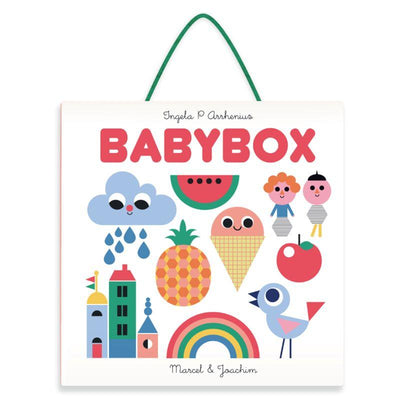 MARCEL & JOACHIM - Baby box set with baby books and mobile