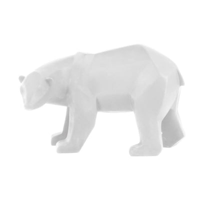 PRESENT TIME - Polar bear origami statue - large