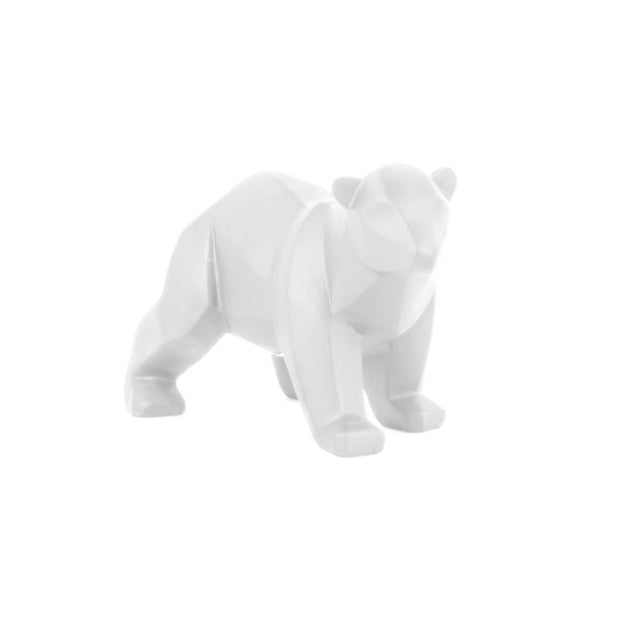 PRESENT TIME - polar bear origami statue - small