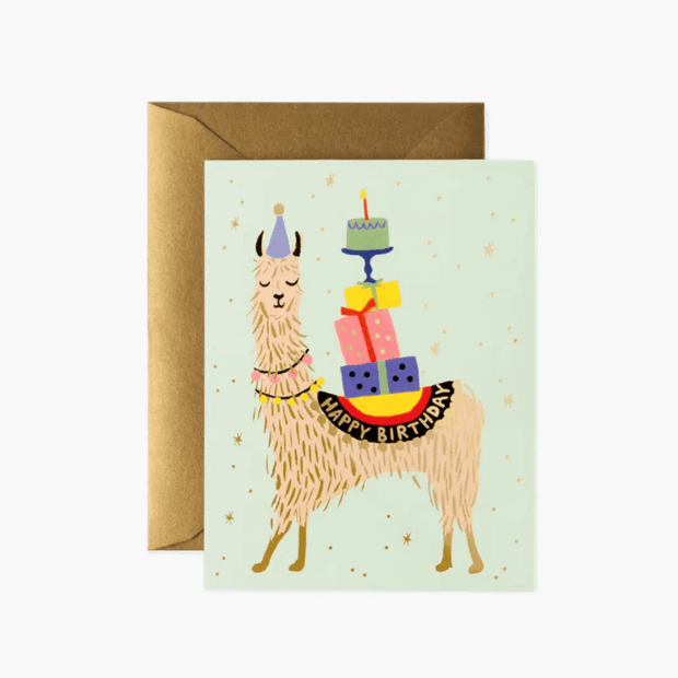 Birthday card - Llama birthday