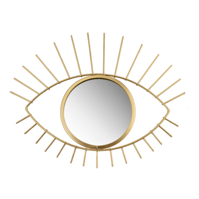 SASS AND BELLE - golden metal wall mirror - eye - beautiful decoration for interior