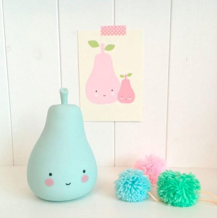 A Little Lovely Company - Pear Led Lamp for kids - cute and colorful lamp - gift idea 