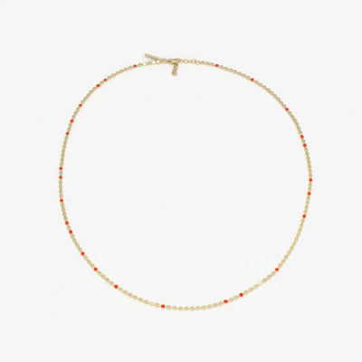 Molto simple necklace - Tangerine