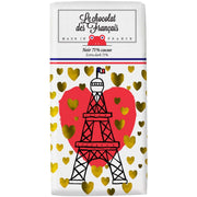 "La Tour Eiffel coeur" - 71% dark chocolate