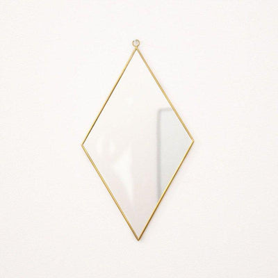 Diamond shaped mirror