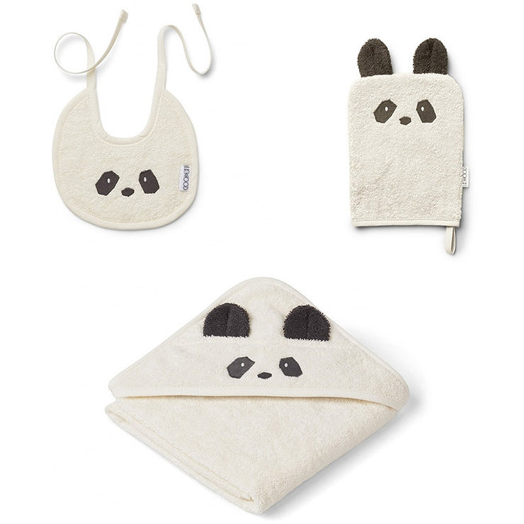 LIEWOOD - Baby package bath and lunch - Organic cotton - Panda - Details