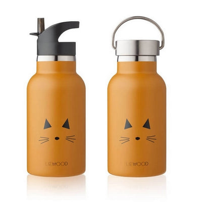 LIEWOOD - Water bottle for kids - Cat mustard - Thermos
