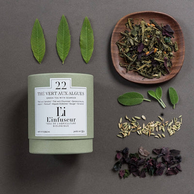 Organic seaweed green tea - L'infuseur