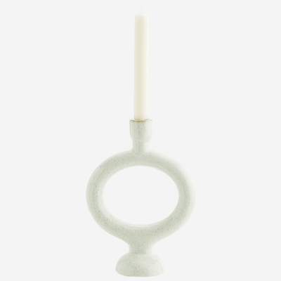 Round candleholder - Off white