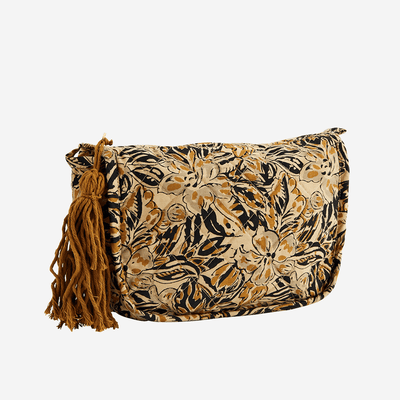 Toiletry bag - Sand, mustard and black