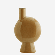 Standing round vase - Mustard