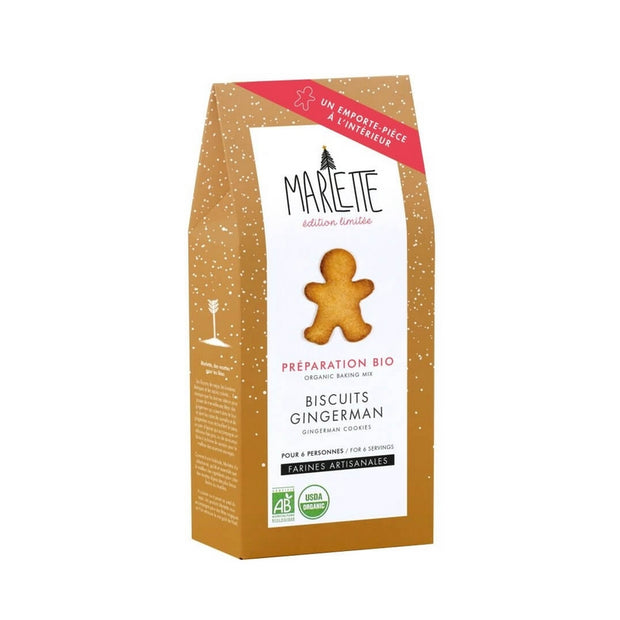 MARLETTE - Gingermen biscuits organic baking mix