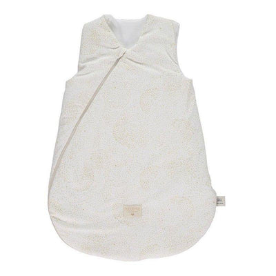 NOBODINOZ - Cocoon sleeping bag - Gold Bubble / White - Organic cotton