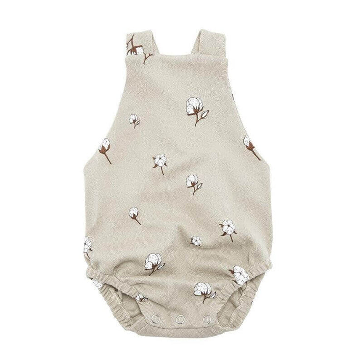 ORGANIC ZOO - Cotton flower bloomer with braces