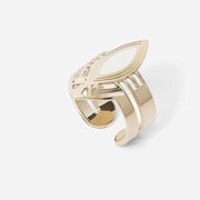 Paco ring - Ivory