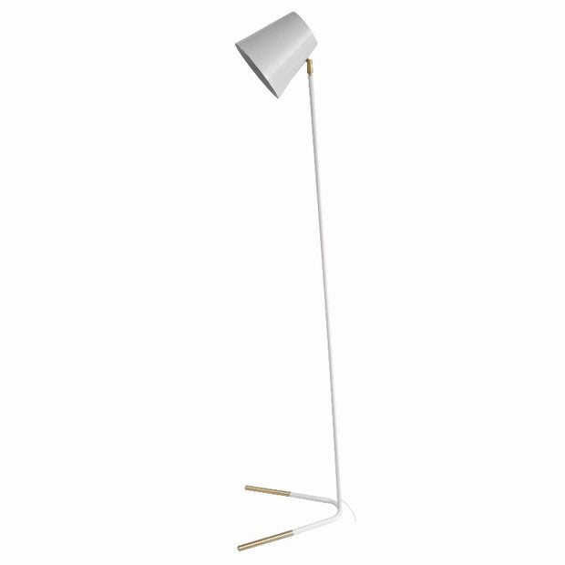 PRESENT TIME - Floor Lamp Noble - white 