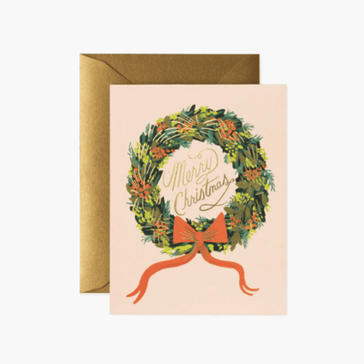Christmas card - Christmas wreath