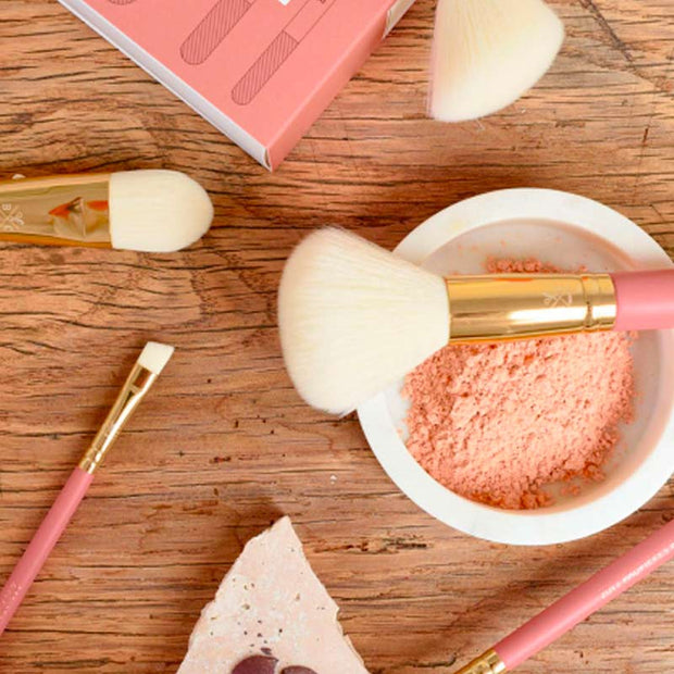 makeup brushes kit bachca terracotta