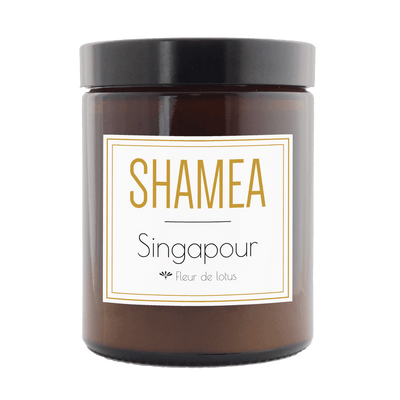Singapour scented candle - Lotus flower