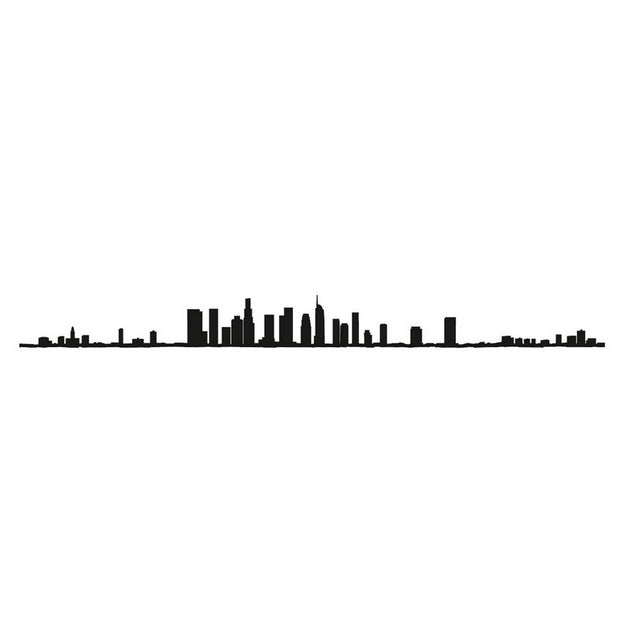 THE LINE - Los Angeles skyline in black steel