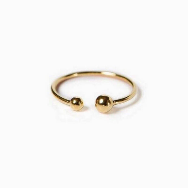 TITLEE - Gold ring Soho 2 - Made in France