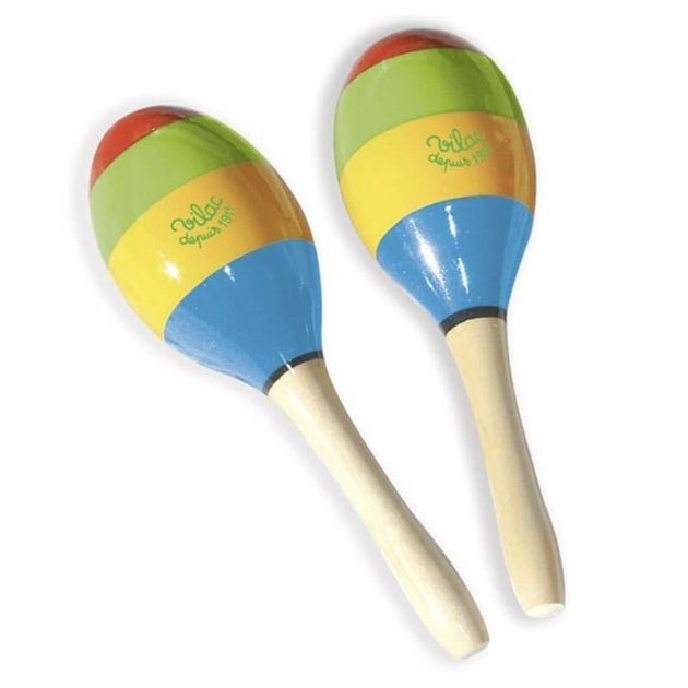 VILAC Wooden maracas Musical toys made in France French Blossom