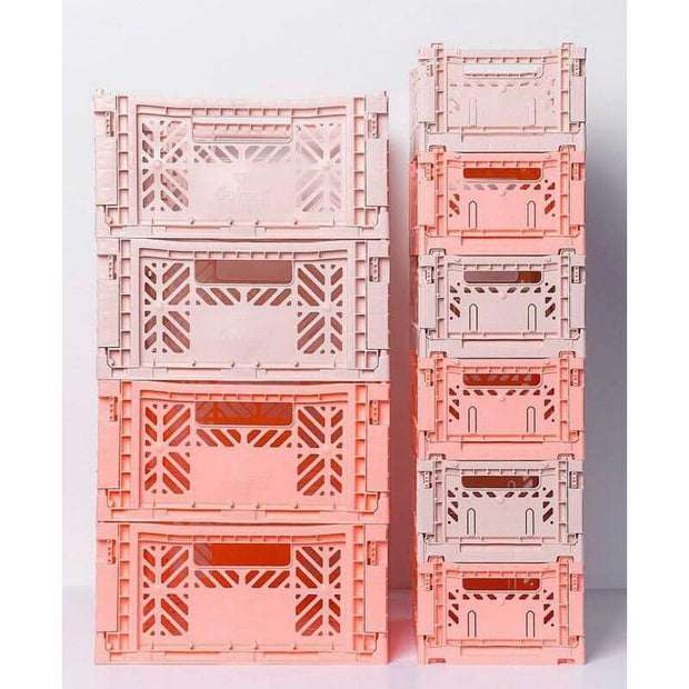 Small storage box - salmon - cute and colourful box for kids storage