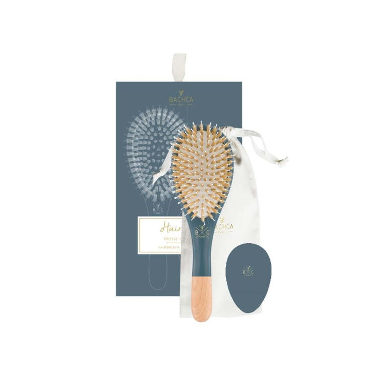 Hair brush and miror - Dark blue