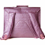 Bakker Made With Love school satchel pink glitter