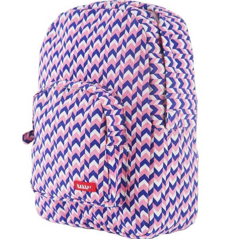 Mini Canvas Sac à Dos Bakker Made With Love Backpack Graphic