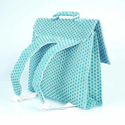 Bakker made with love - turquoise satchel for children - French Blossom
