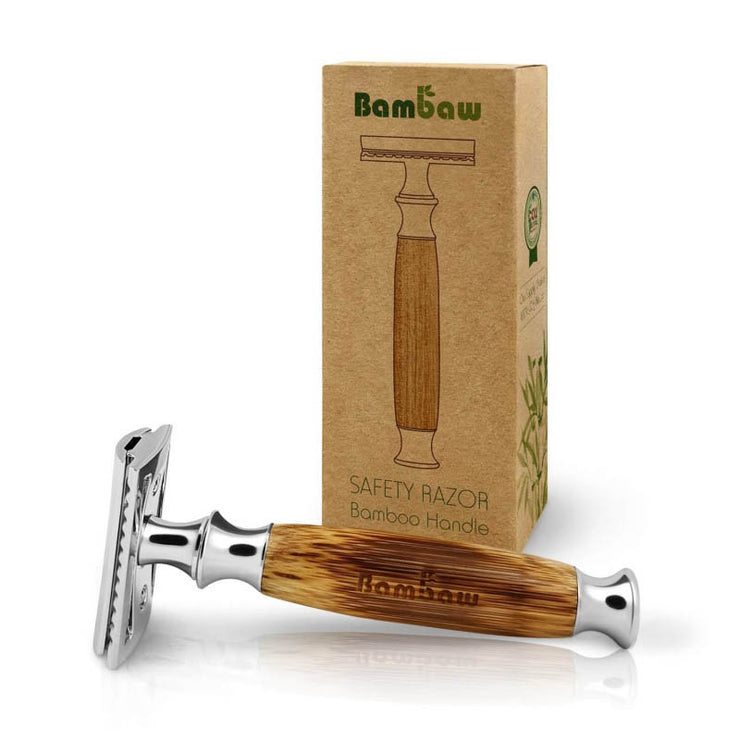 Safety razor - bamboo handle