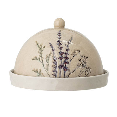 Bloomingville - butter dome - bea dish - floral and original design tableware