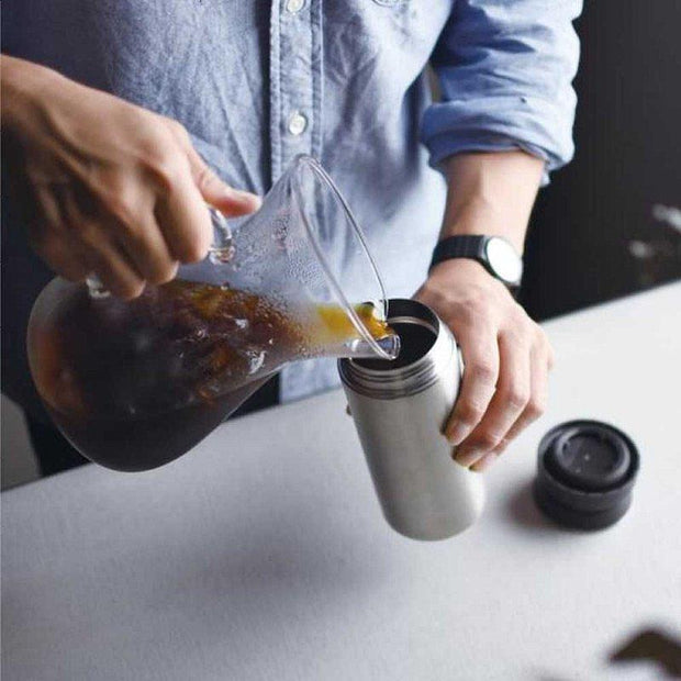 Thermos for travel tumbler - Silver - 350ml