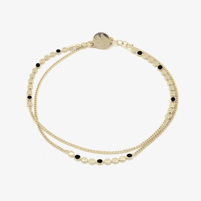 bracelet-multi-noir-judith-benita-golden