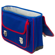 Your kid will be able to take all his / her little things to school with style thanks to this nice masked satchel a tiny bit vintage designed by Caramel & Cie.