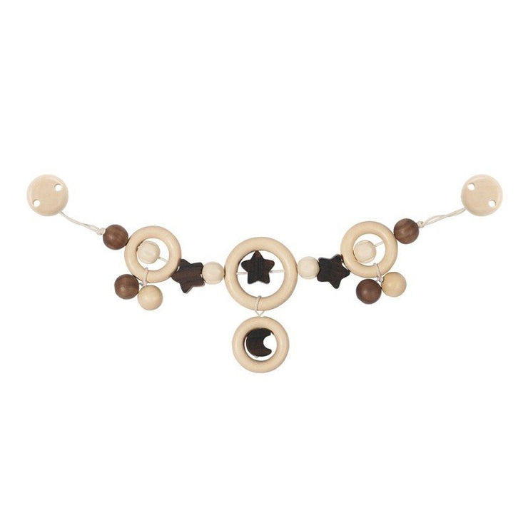 Moon and stars pram chain