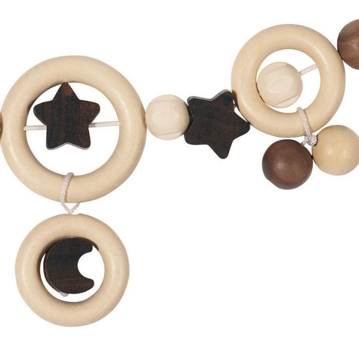 Moon and stars pram chain