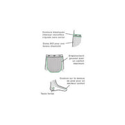 Grey - Egyptian cotton tights - Made in France