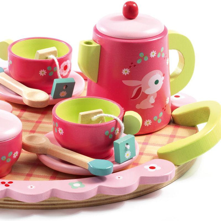 DJECO - Lili Rose tea party - Wooden tea set - Details