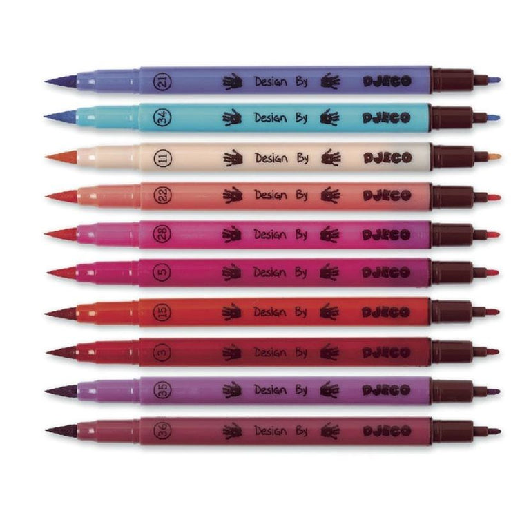 pink felt pen set